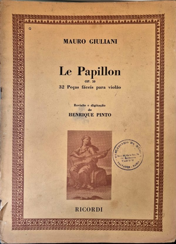 Le Papillon Op. 50: 32 peças fáceis para violão